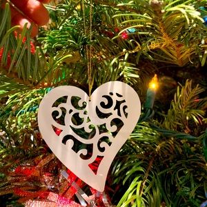 Victoria Secret Gold ornaments